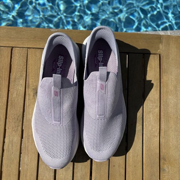 Skechers Arch Fit Glide Step Slip-ins Lavender Women’s Size 7.5 Sneakers - Picture 7 of 8
